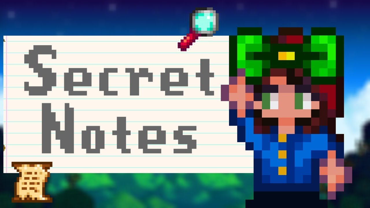 Полное руководство по секретным записям в Stardew Valley