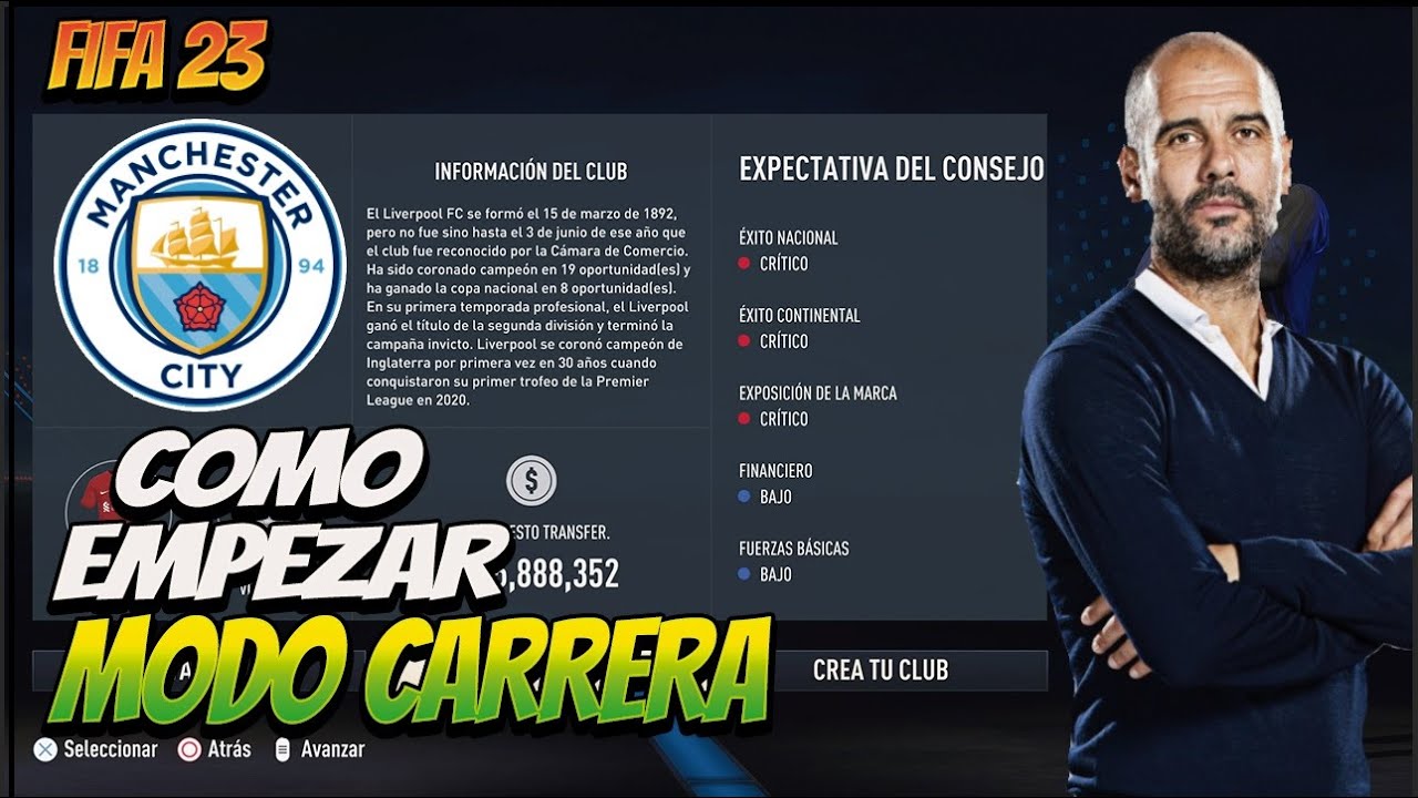 FIFA 23 - GU&Iacute;A para EMPEZAR TU MODO CARRERA