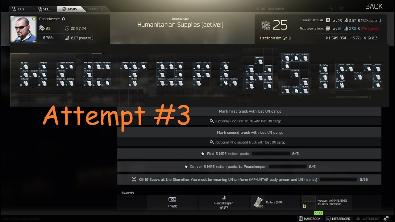 Live Escape from Tarkov by Hectoplasim Crash at load in