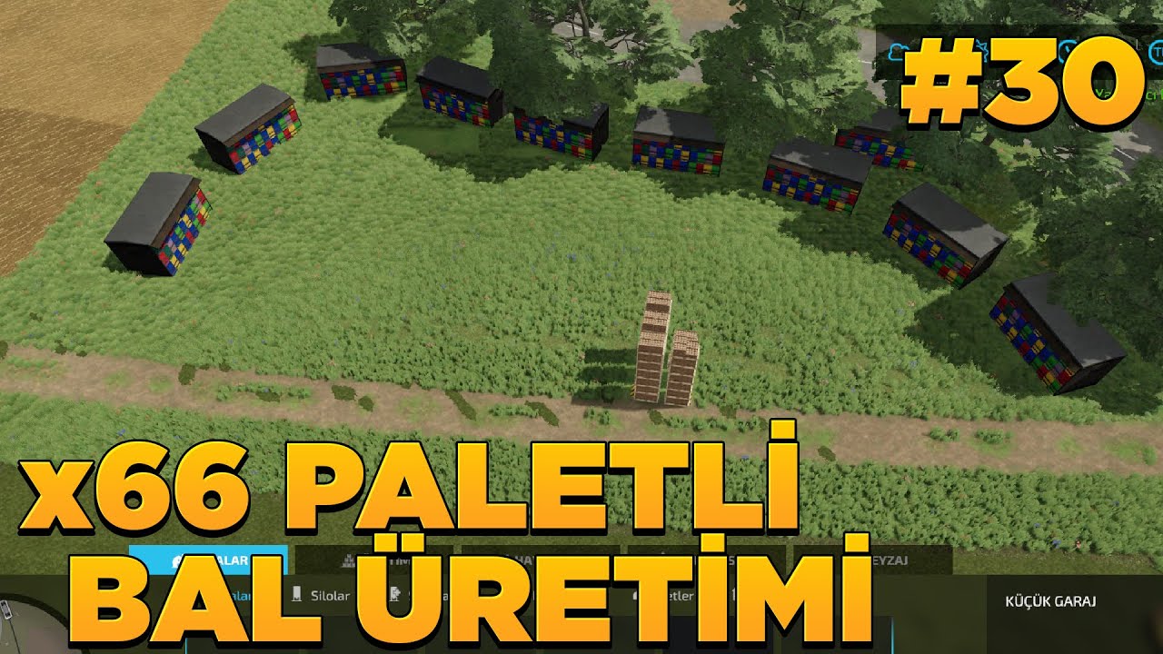 TARLA VERİMİNİ ARTIRMAK İÇİN ARICILIGA BAŞLADIK | FARMİNG SİMULATOR 2022 | fs 22 | fs22 arıcılık