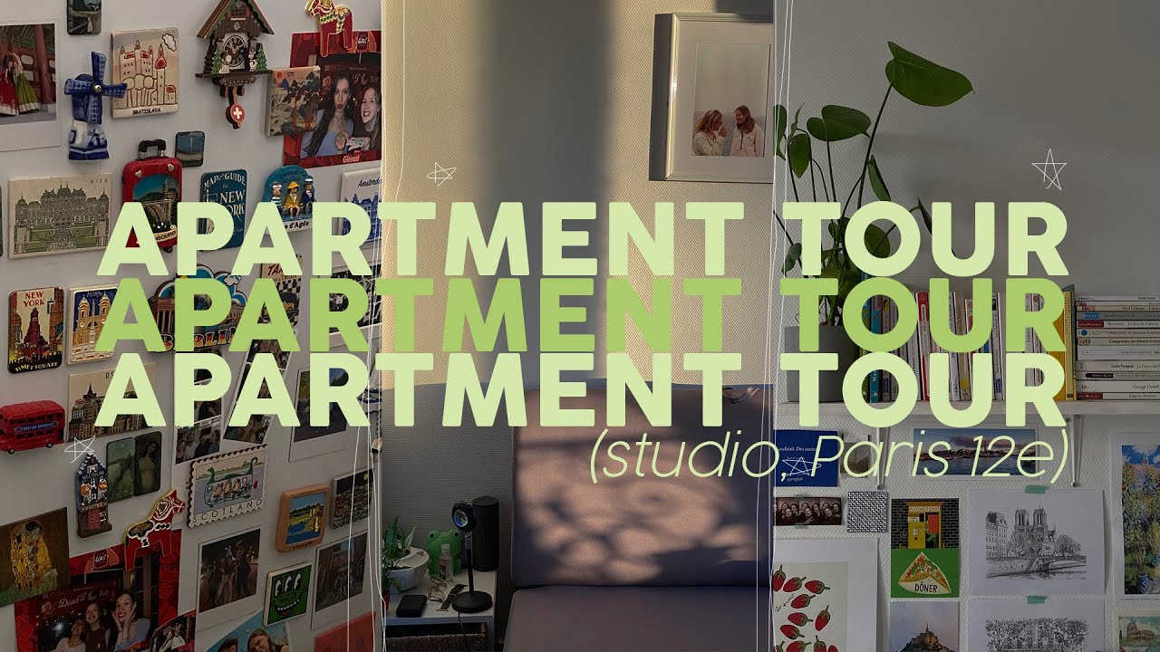 APARTMENT TOUR / STUDIO TOUR (Paris 12e, 16m2)