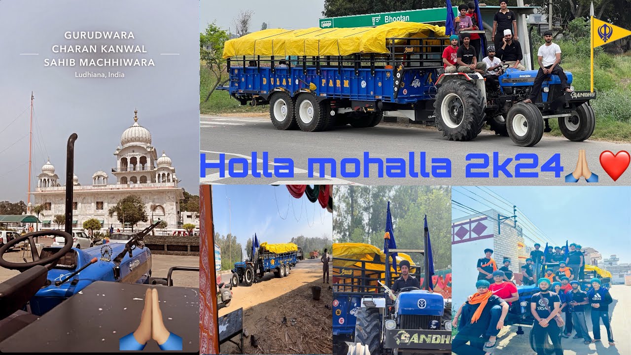 Yatra🚜Shri anandpur sahib🙏❤️|| Holla mohalla 2k24🦅⚔️ ( part-1)