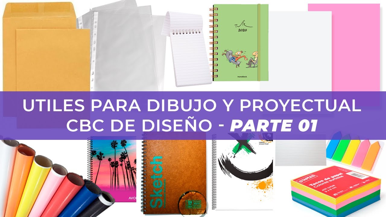 Útiles para Dibujo y Proyectual - CBC de Diseño - Parte 01