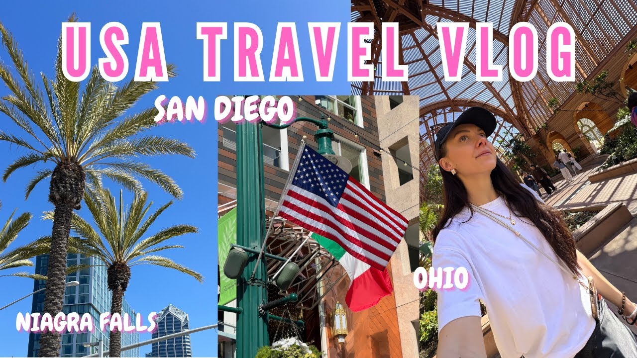 USA TRAVEL VLOG 🇺🇸| San Diego, Niagra Falls, Ohio
