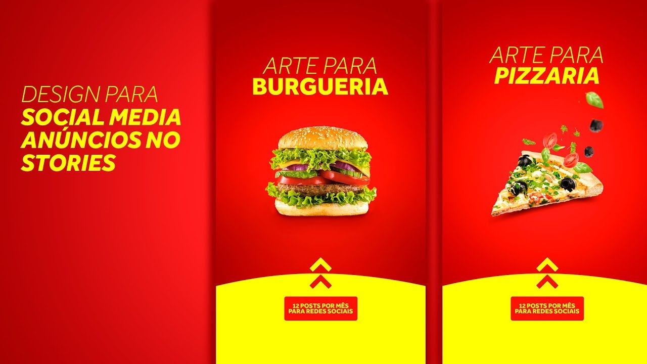 DESIGN PARA SOCIAL MEDIA - AN&Uacute;NCIO NO STORIES - SPEED ART - PHOTOSHOP