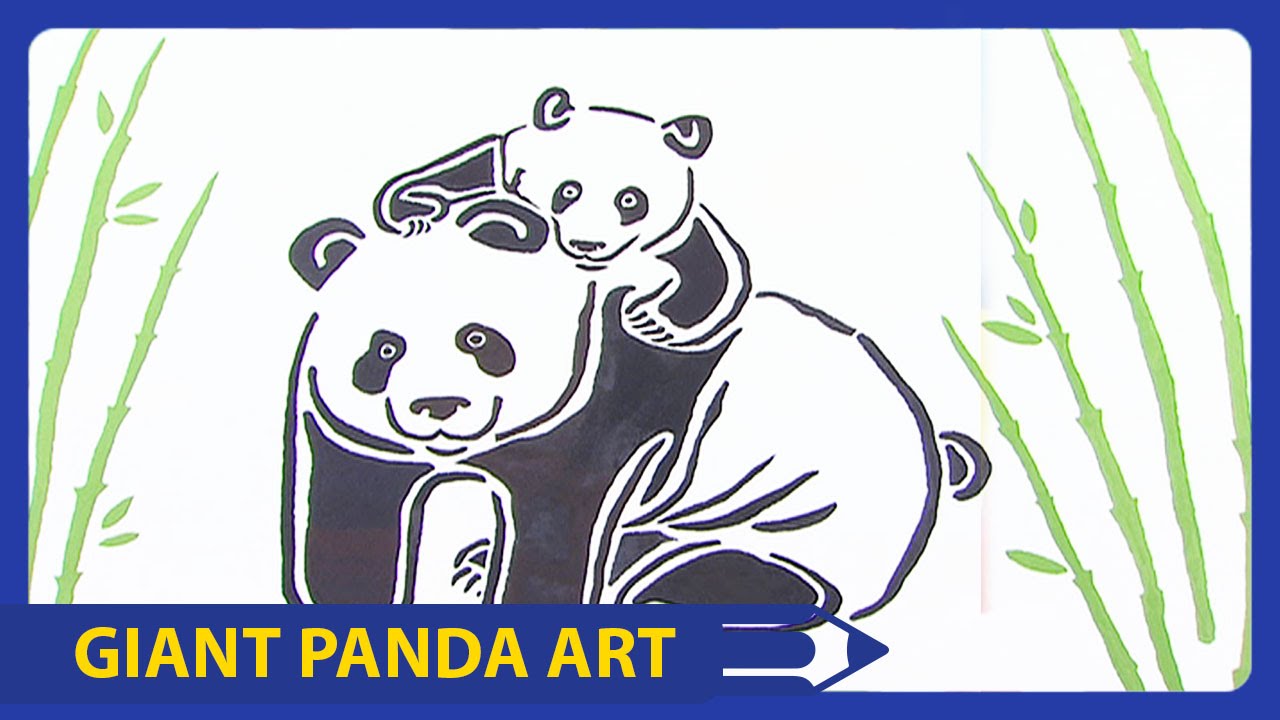 Art Attack | Giant Panda Art | Disney India Official