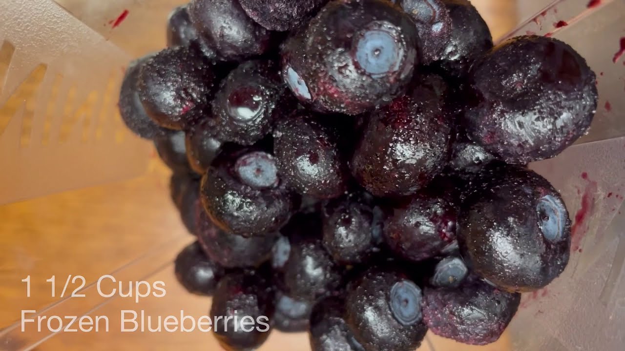 Blueberry Blast Smoothie | 4 Ingredients | 5 Ingredient Chef