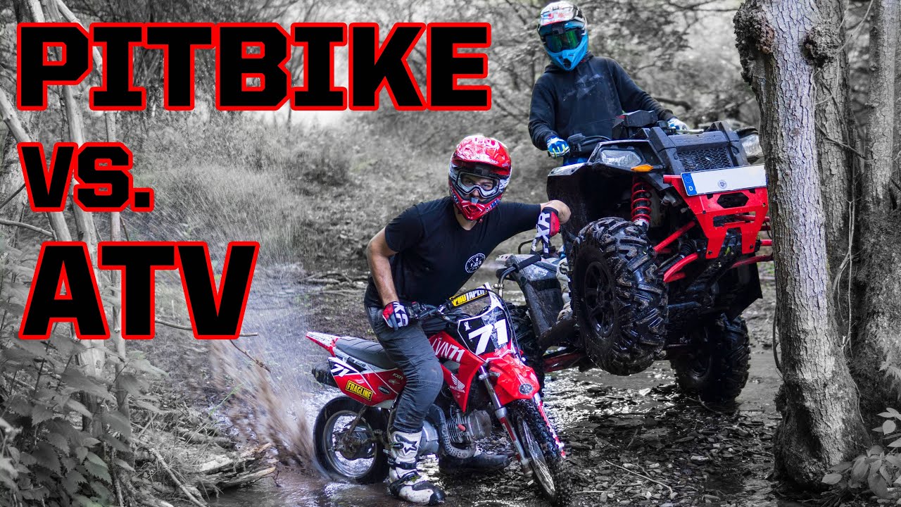 Die handicap Offroad Tour 😂! | CRF 110 vs. Scrambler XP 1000 S | Quadboy & Kevin Gallas