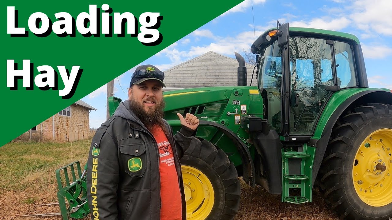 John Deere 6140M and 7930 , Loading Hay for a Professional Bailing Operation-300 Acre Property Tour