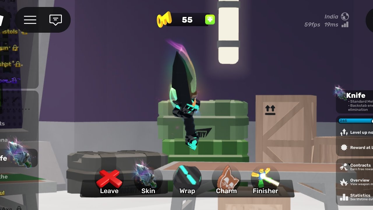 @MRpurpleking ggs robux 777 🫡 good like gift me ww knife #roblox #rivals 