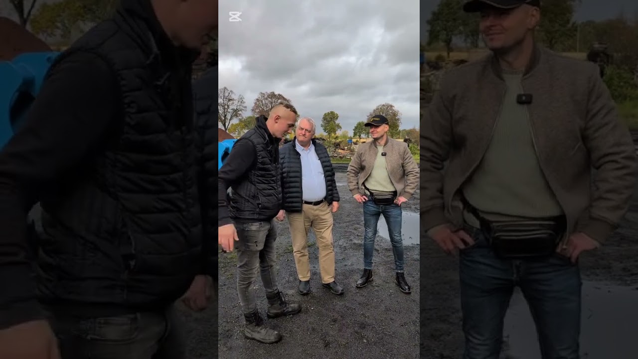 Wizytacja u @maniek maniura  na gospodarstwie  Gościnnie Szanowny Pan Mark Turner z Tianli Europe