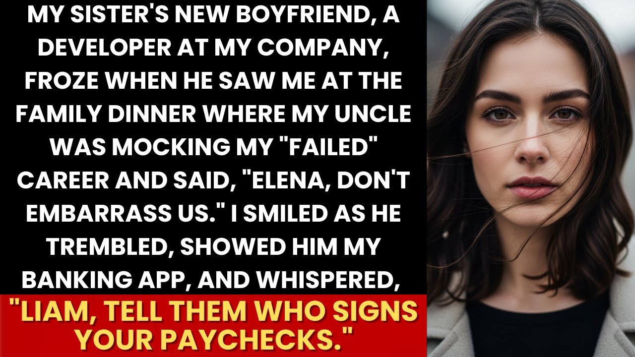 Uncle Mocked My “Failed Career”—I Told My Sister's BF “Liam, Tell Them Who Who Signs Your Paychecks”