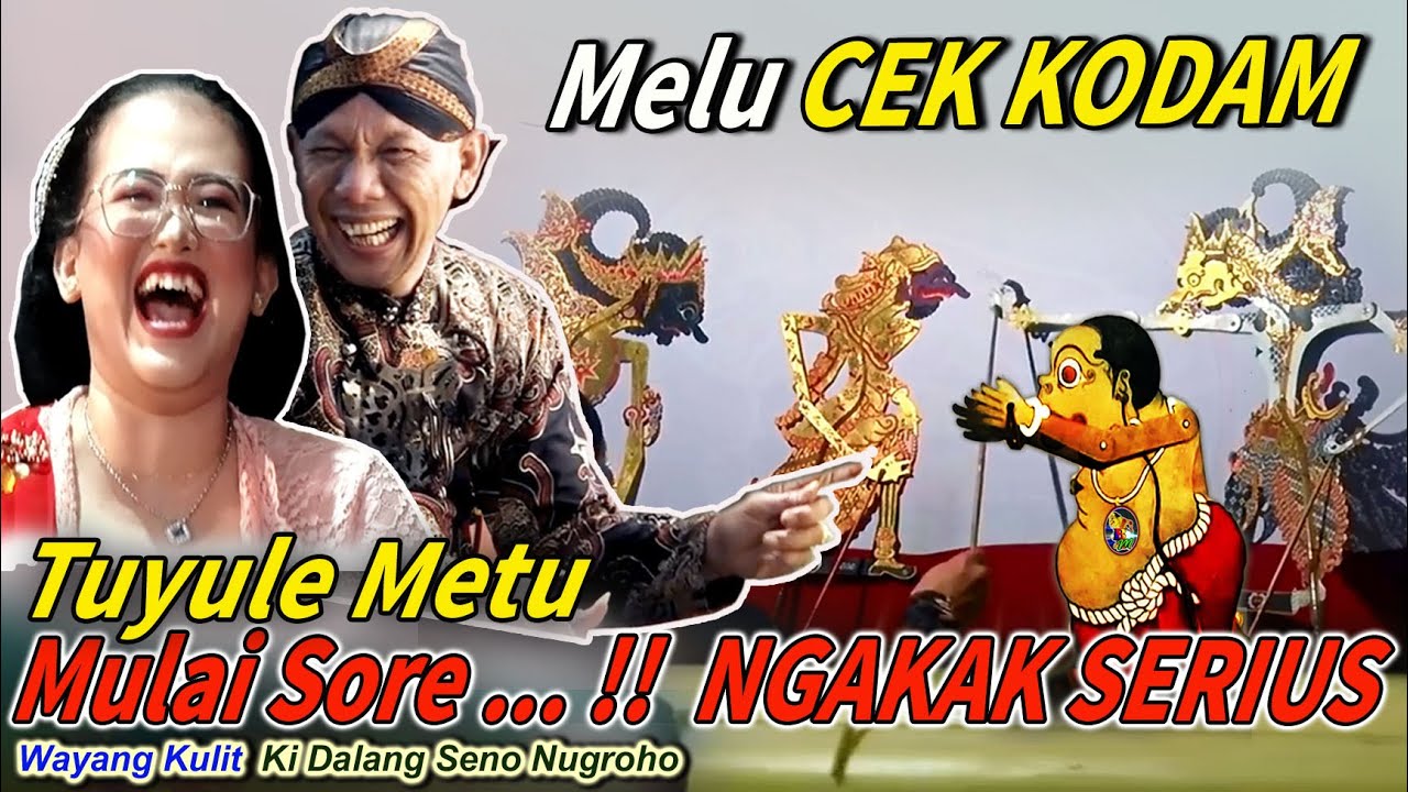 SERIUS ..!! 😀BAGONG LUCU TENAN WAYANG KULIT KI DALANG SENO NUGROHO