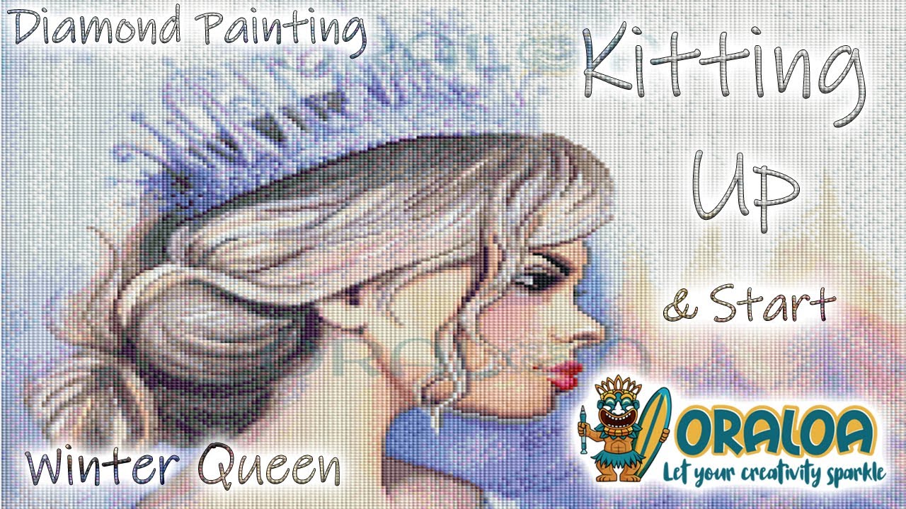 Diamond Painting | Paint With Me | Kitting Up & Start von Winter Queen - elektrostatisches Erlebnis