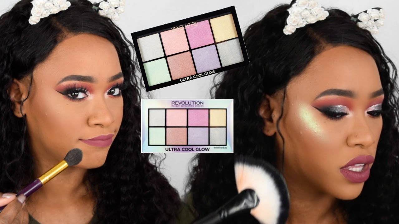 MAKEUP REVOLUTION COOL GLOW PALETTE REVIEW & GIVEAWAY!