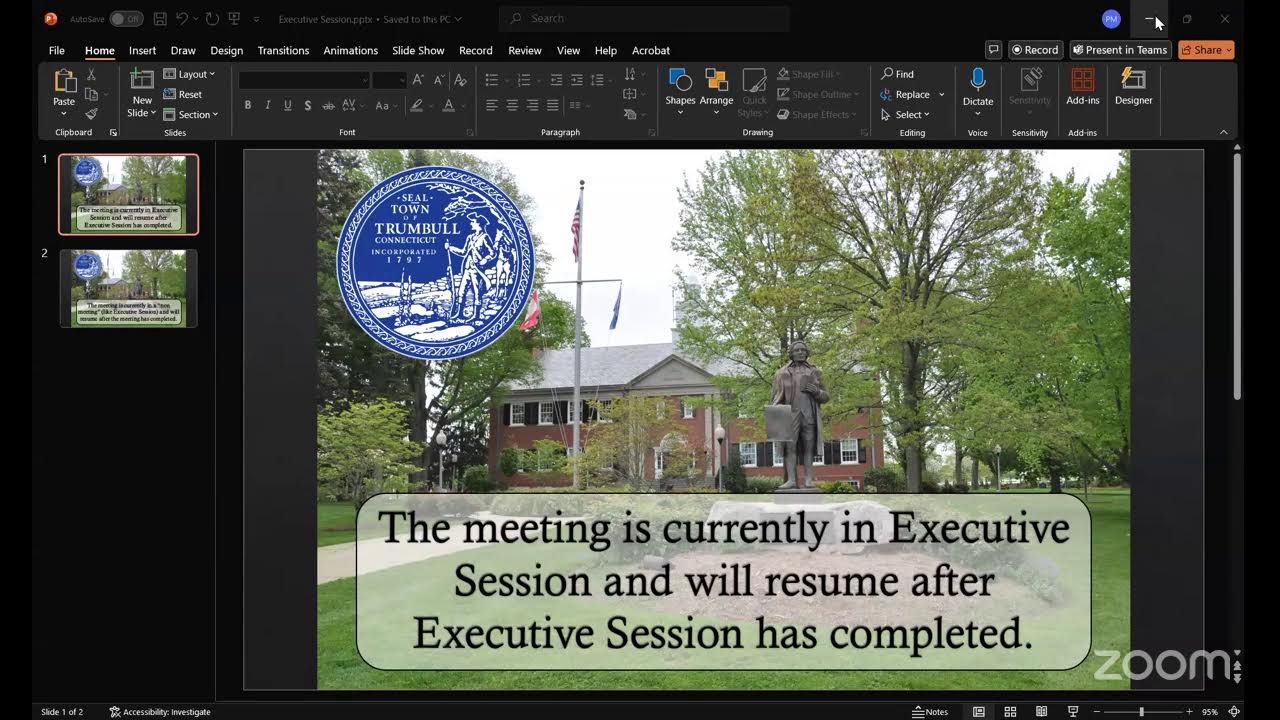 Trumbull Housing Authority Special Meeting