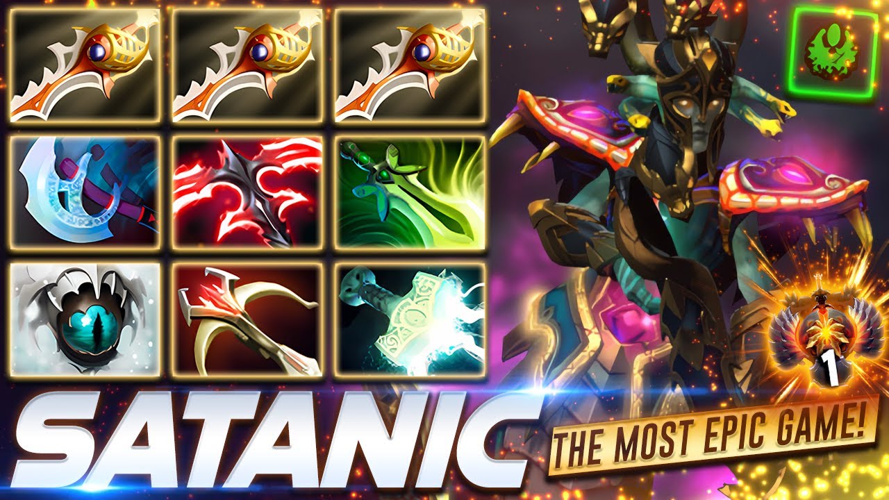 Satanic Medusa - EPIC GAME - Dota 2 Pro Gameplay [Watch & Learn]