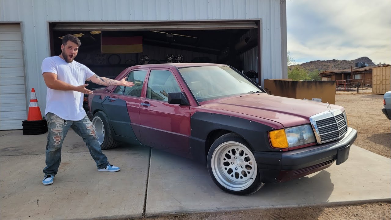190e Pandem Build Breakdown #190e #w201 #babybenz #rocketbunny