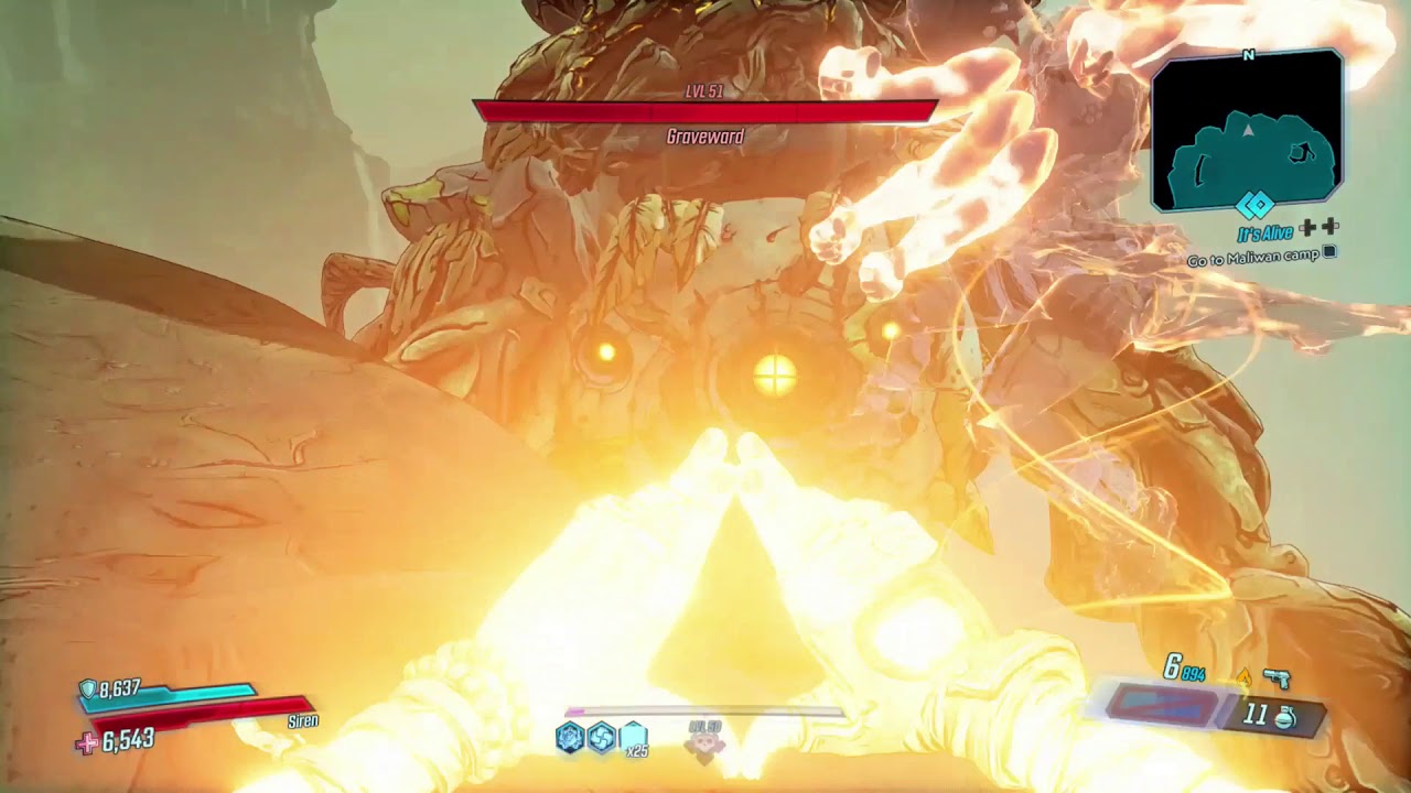 Graveward Mayhem 3, insanely quick kill (Amara, Phasecast build)
