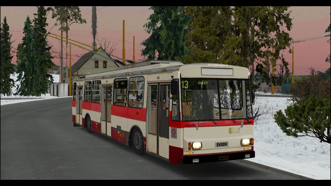 Simt Simulator - Škoda 14 Tr 01 č. 6207 - DP Bratislava