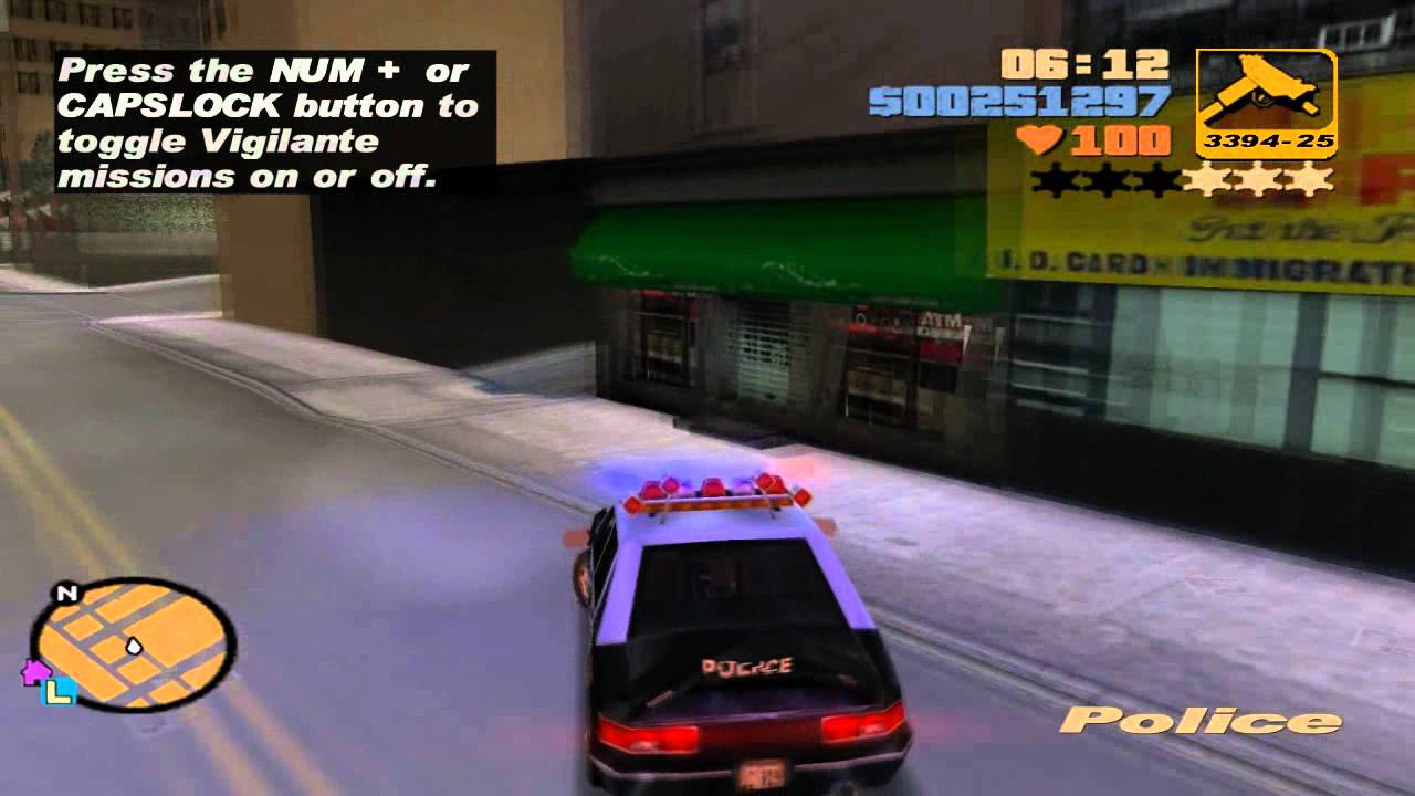 GTA III - Police Chase Pt.1 - PC (720p)