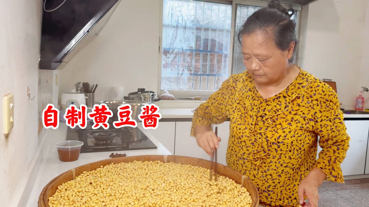 农村婆婆跟儿媳妇同住，儿媳想吃黄豆酱，婆婆花半个月制作一坛黄豆酱
