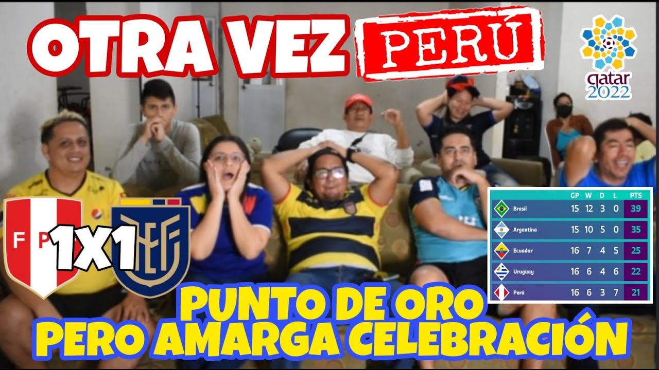 PERÚ VS ECUADOR (1X1) Reacción de Hinchas #Fecha16 OTRA VEZ PERÚ nos amarga la CELEBRACIÓN | OPINIÓN