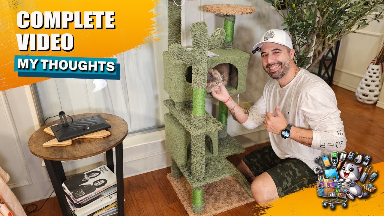 Yaheetech Cactus Cat Tree Review &ndash; Stylish & Functional Cat Condo!