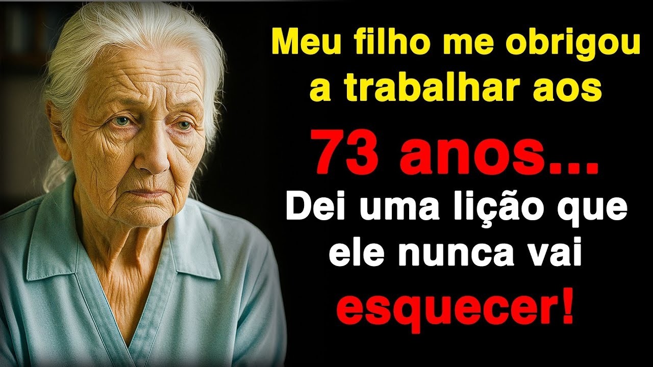 Aos 73 anos, meu filho ainda me fazia trabalhar... Dei uma lição inesquecível!