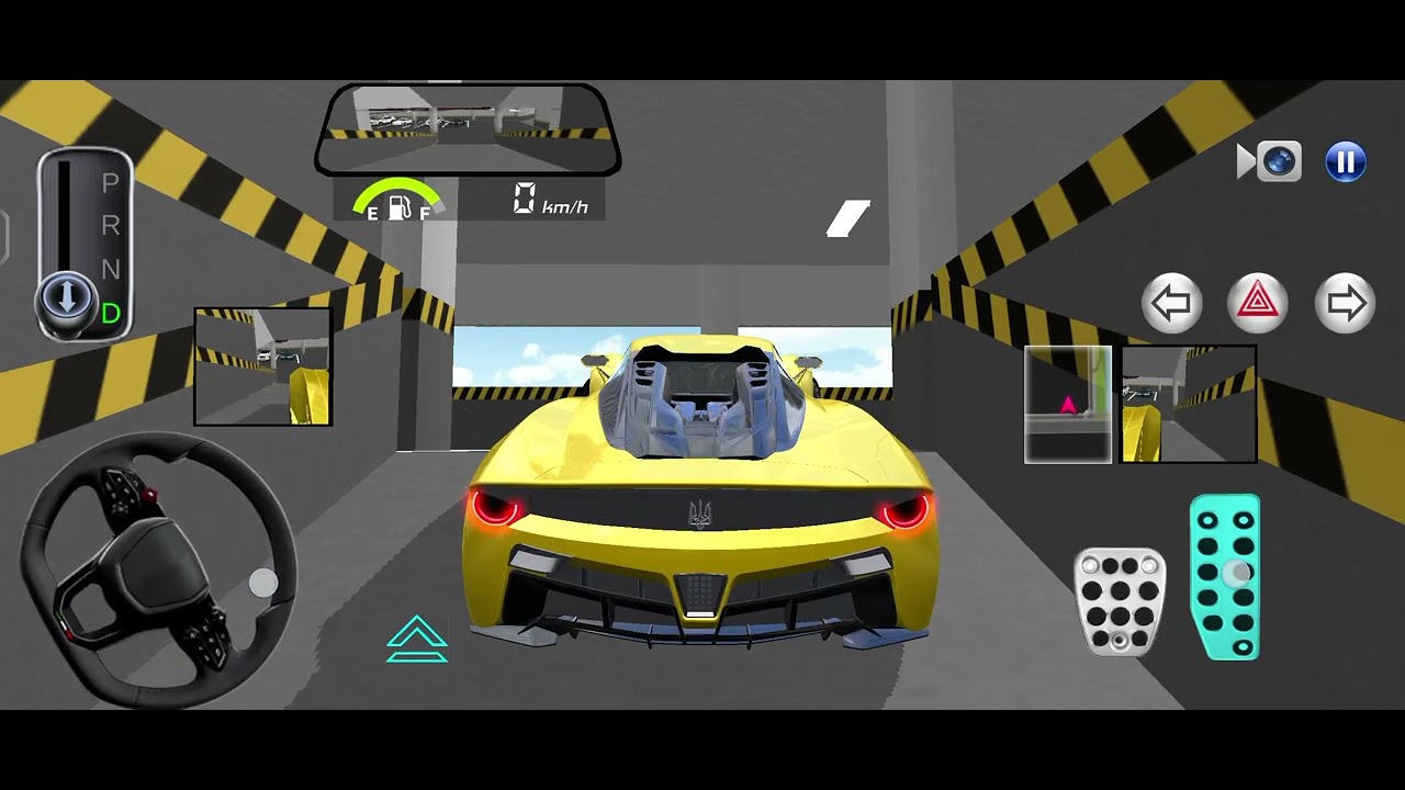 New Yellow Lamborghini Stuck In Parking Garage | 3D Driving Class 2026 | Android Gameplay 2026 GTA 5