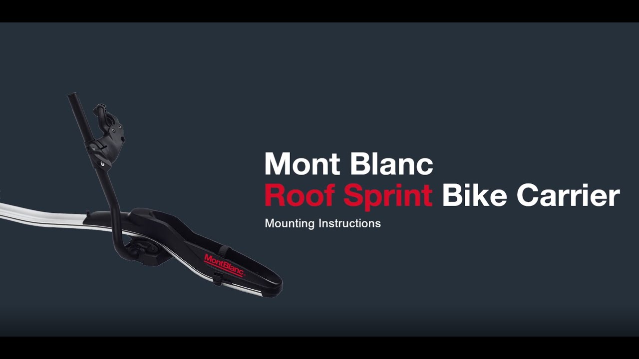 MONT BLANC ROOF SPRINT - bike carrier assembly