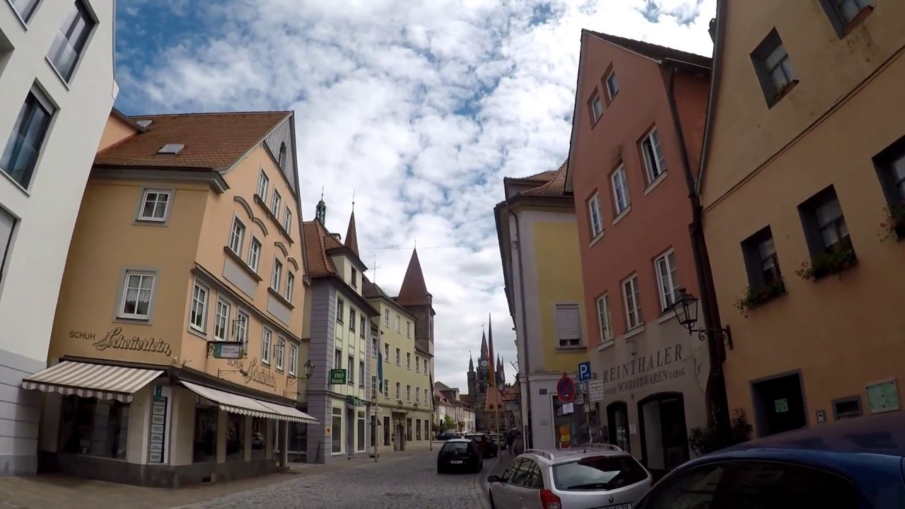 A tour around Ansbach Germany on bike