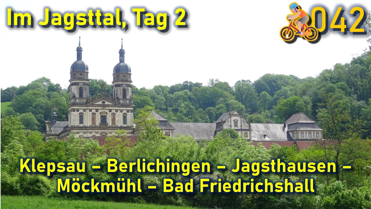 🚴🏻‍#042 an der Jagst, Tag 2: Klepsau - Jagsthausen - Möckmühl - Bad Friedrichshall