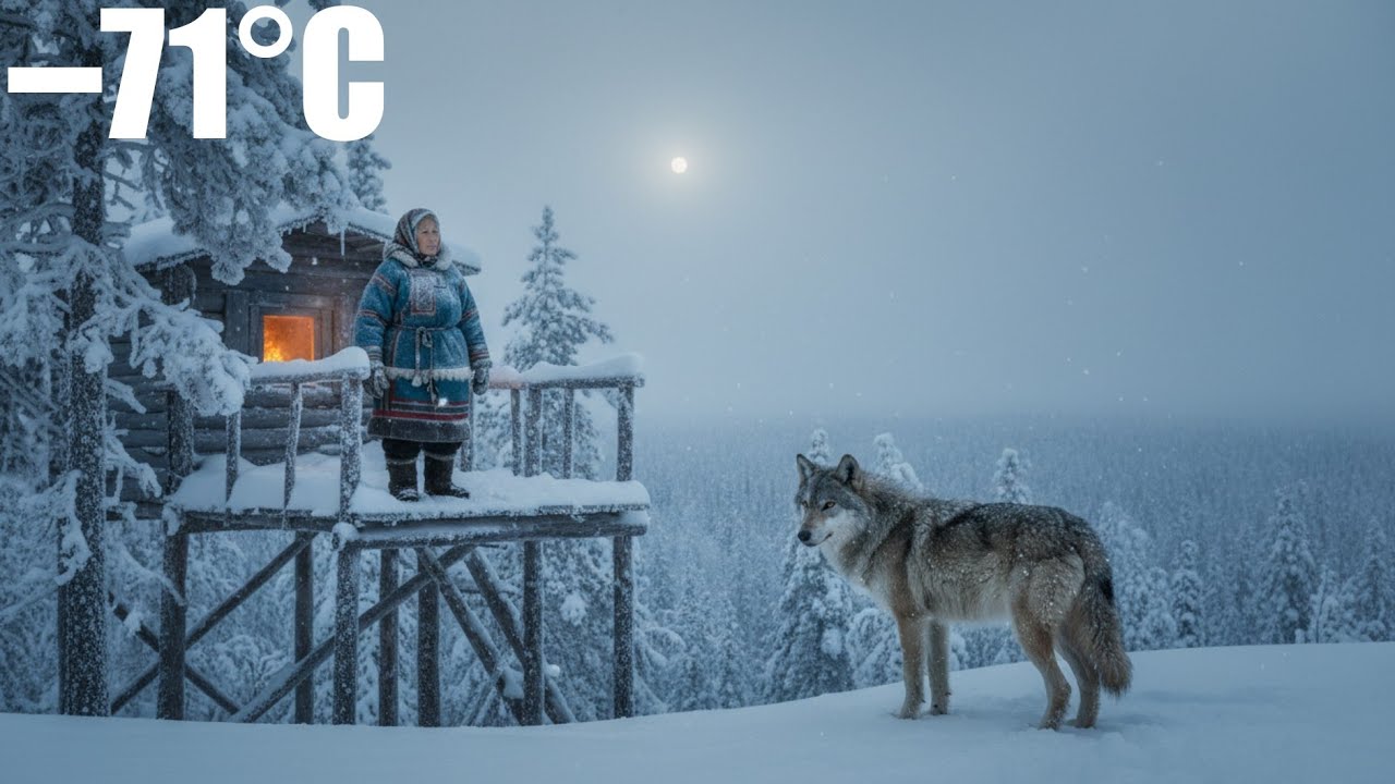 Survival EXPERT Builds Treehouse at -71°C and Saves Starving Wolf