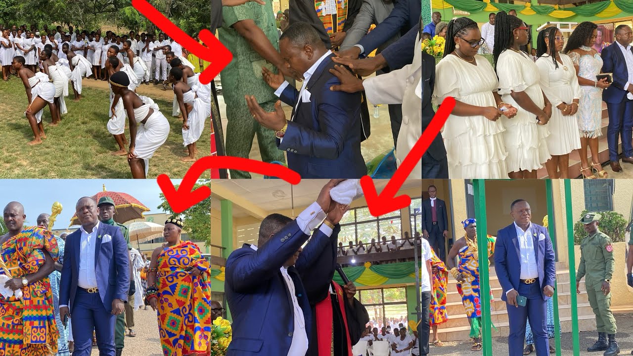 Wow! 😮 Induction Ceremony of Mr. Eric Amoah, New Headmaster of Oda SHS 🇬🇭❤️🔥🔥