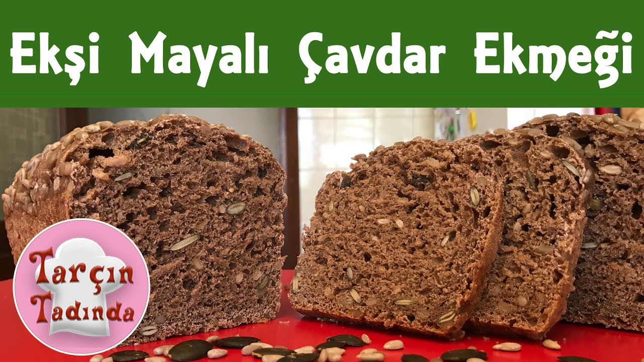Kek Kalıbında Ekşi Mayalı Çavdar Ekmeği 🍞 KATLAMA YOK, UZUN SÜRE BEKLEME YOK | Tarçın Tadında
