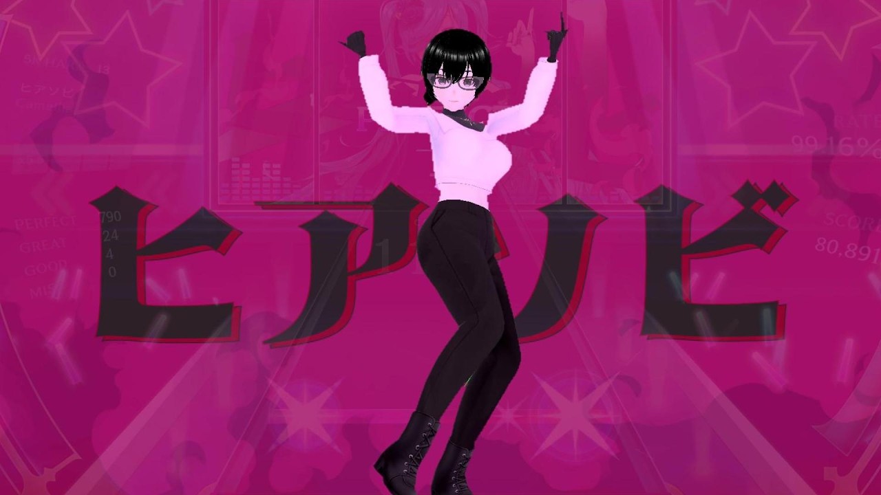 【ヒアソビ/かめりあ】KALPAで叩いてみた＆踊ってみた【 #音ゲーdeダンスプロジェクト #VRoid #TSふおんちゃん】