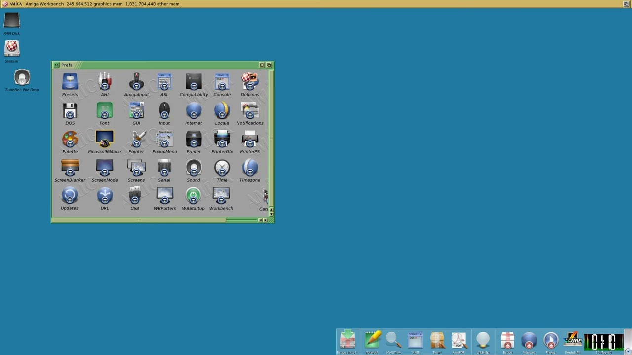 Amiga &mdash; AmigaOS 4.1 &mdash; Режим Picasso96 &mdash; AmigaOne X1000