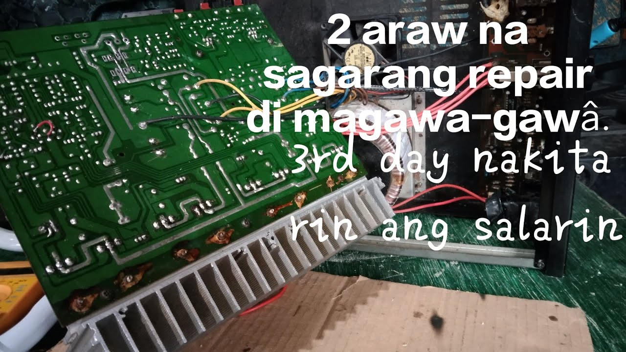 Konzert 502 amplifier,ok ang bias .42 v yong walong output pero ayaw tumunog ang kabilang channel.