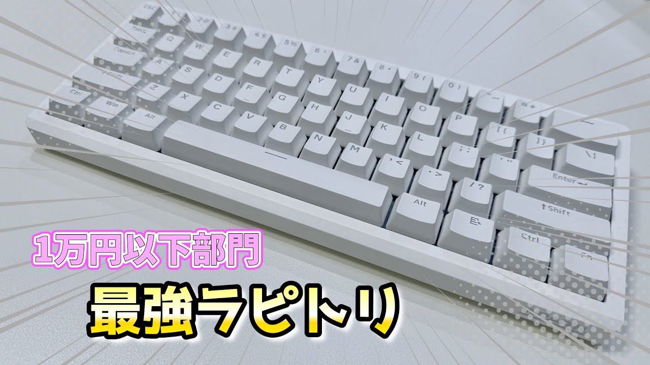 初心者にもおすすめのラピトリWRAITH W60レビュー