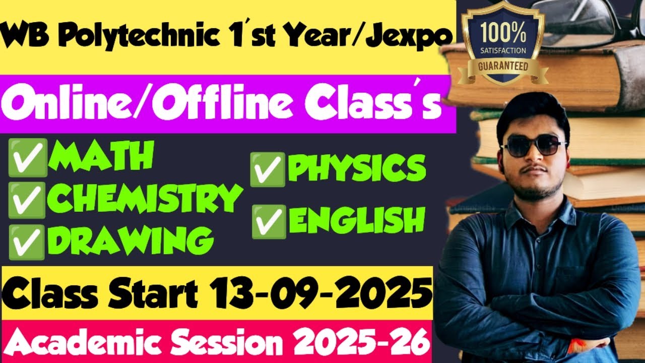Jexpo 2025 Best online and offline coaching | Polytechnic 1st Sem online and offline coaching 2025