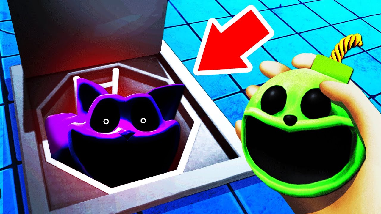 Destroying SMILING CRITTERS MONSTER (Meeseeks VR)