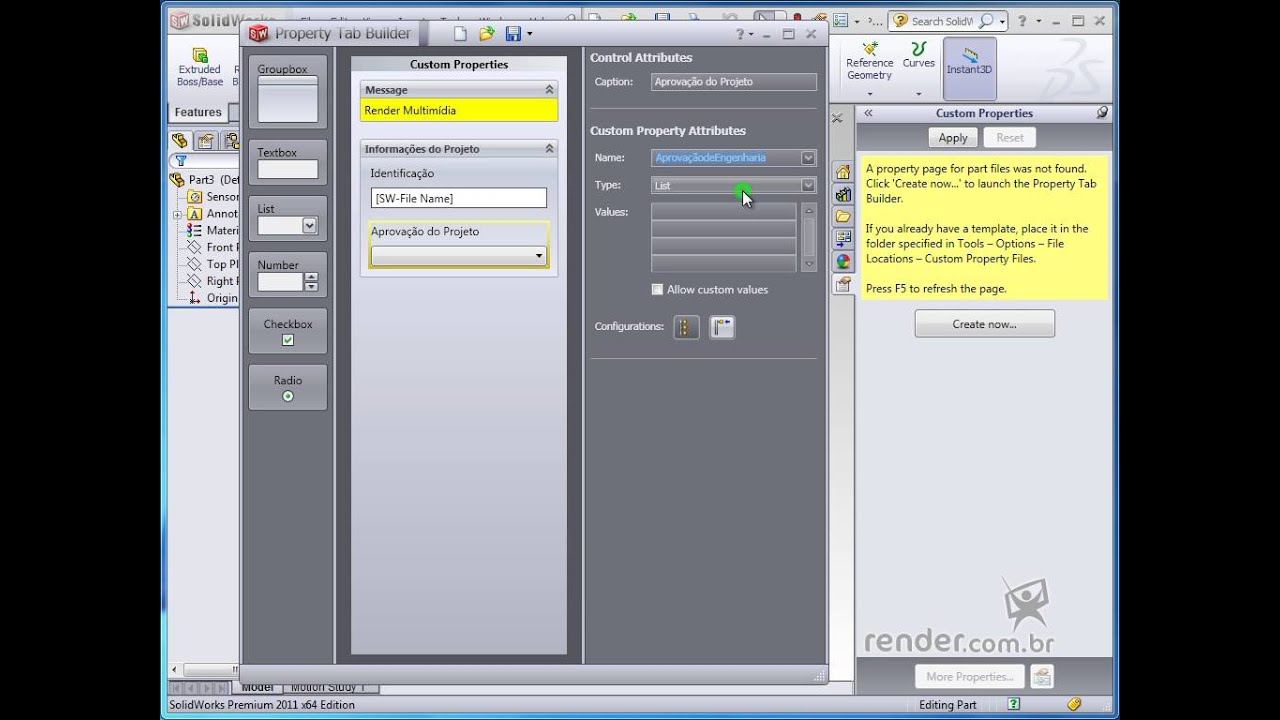 Adicionando Propriedades Personalizadas - 