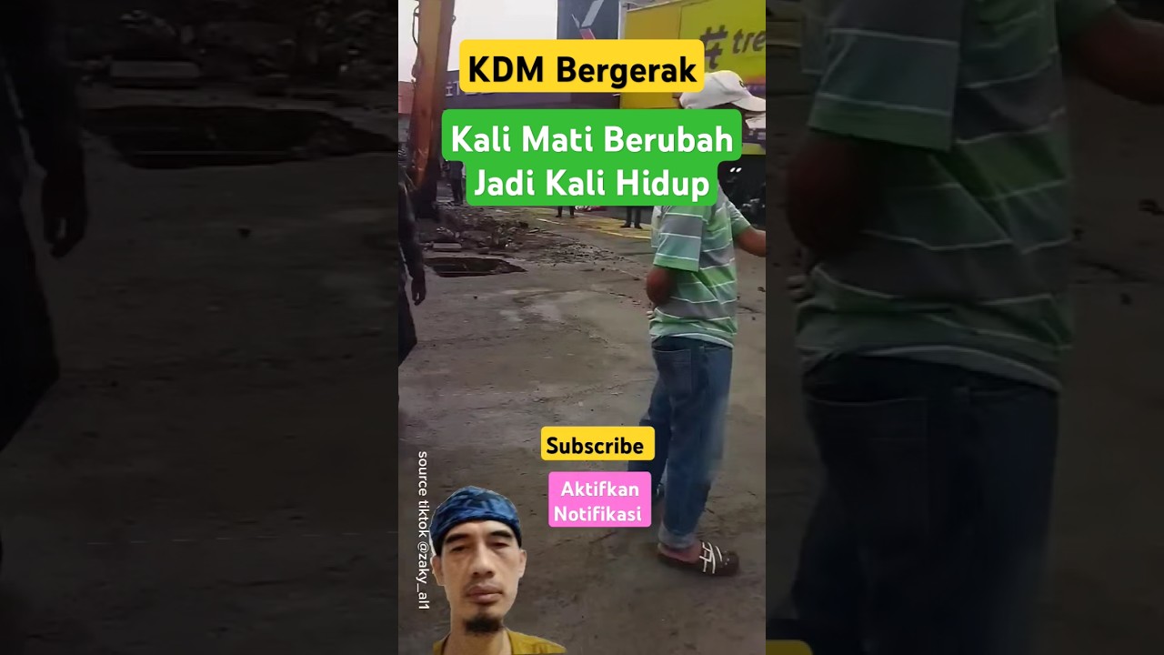 KDM Bergerak, Kali Mati Berubah Jadi Kali Hidup #kdm #dedimulyadi #kangdedimulyadi