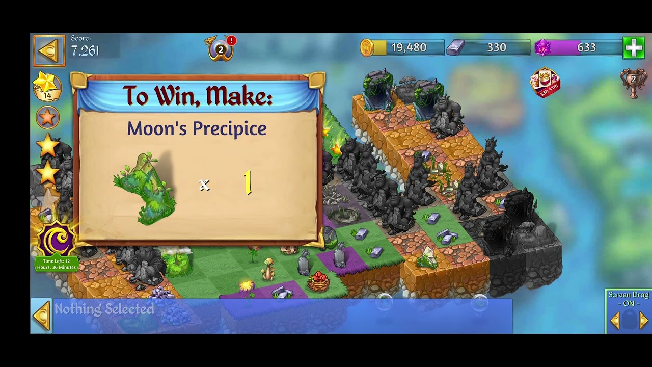 Merge Dragons Zomblin Hills 7 World map level