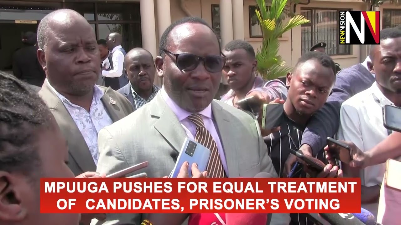 Mpuuga pushes for equal treatment of candidates, prisoner's voting