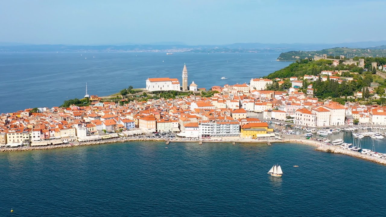 Slovenia - Piran / Portoroz EPIC 4K DRONE shots  DJI mavic PRO 2