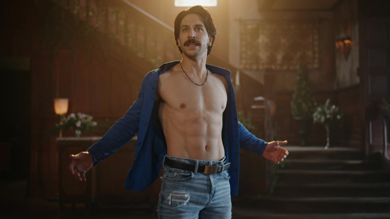CBS Ghosts but it's just Chris the dino stripper