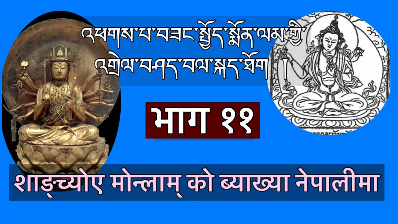 शाङ्च्योए मोन्लाम् को नेपालीमा ब्याख्या ।  भाग ११