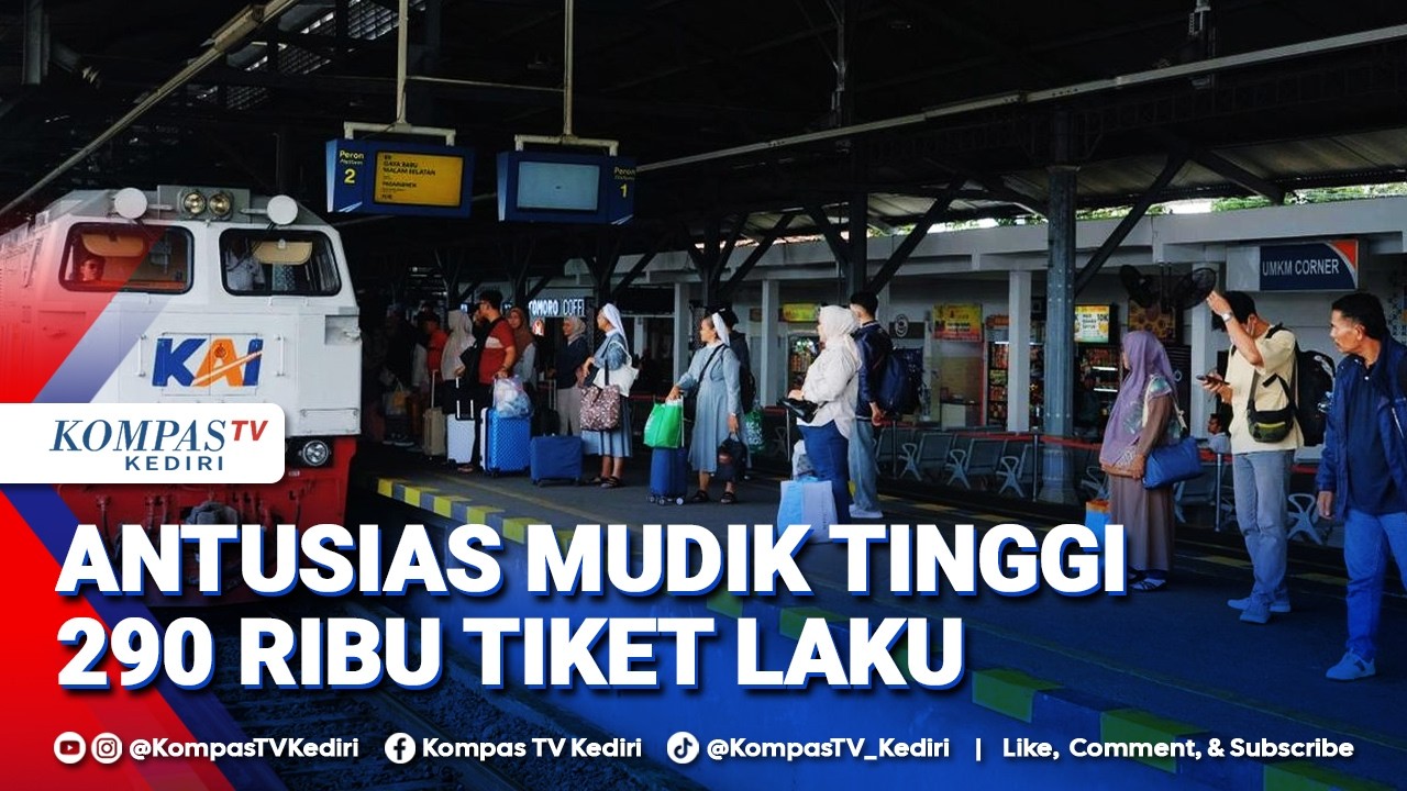 Mudik Lebaran: 290 Ribu Tiket Kereta Laku, KAI Tambah Perjalanan